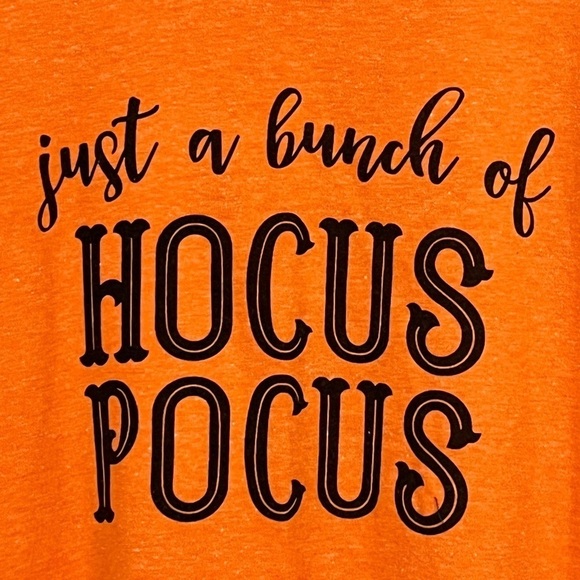 Halloween T-Shirt “Just a Bunch of Hocus Pocus” Sz Medium (8-10) - Picture 3 of 8